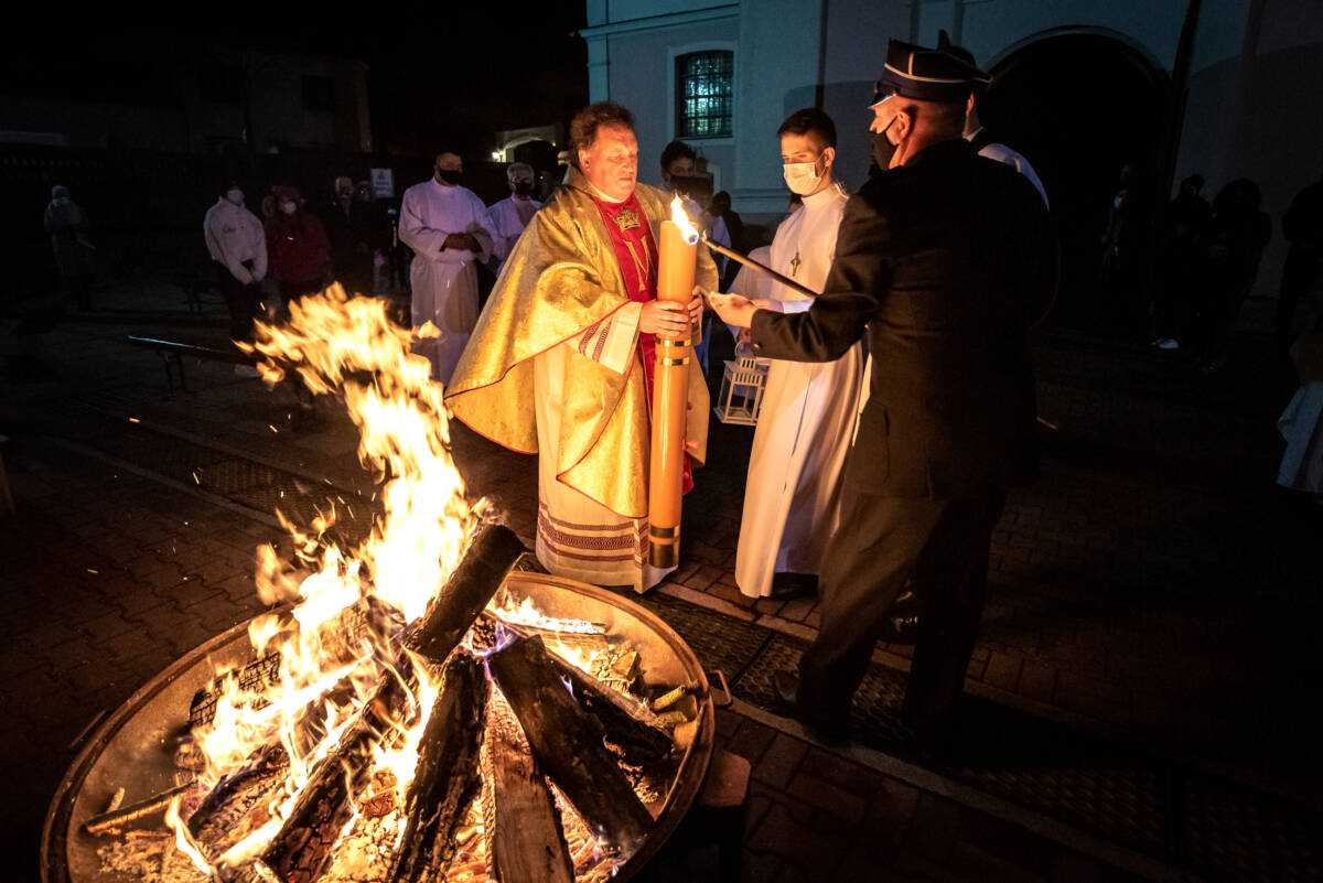 Liturgia Paschy - Parafia Krobia