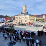 Poświęcenie pomnika św. Jana Nepomucena w Krobi