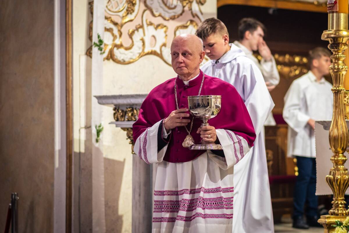 Poświęcenie pomnika św. Jana Nepomucena w Krobi