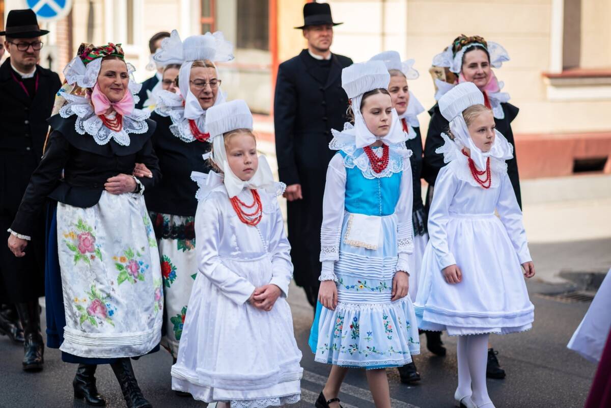 Poświęcenie pomnika św. Jana Nepomucena w Krobi