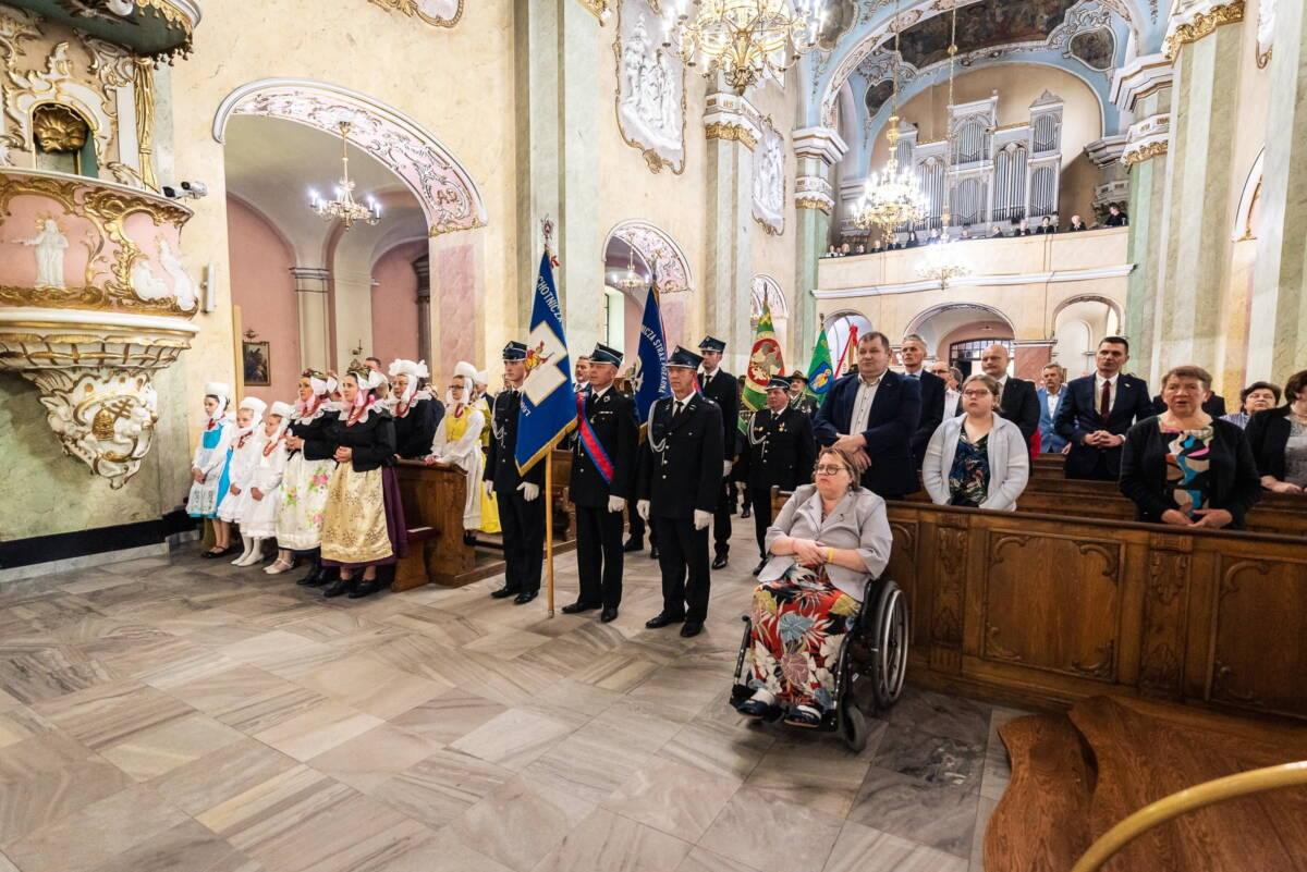 Poświęcenie pomnika św. Jana Nepomucena w Krobi
