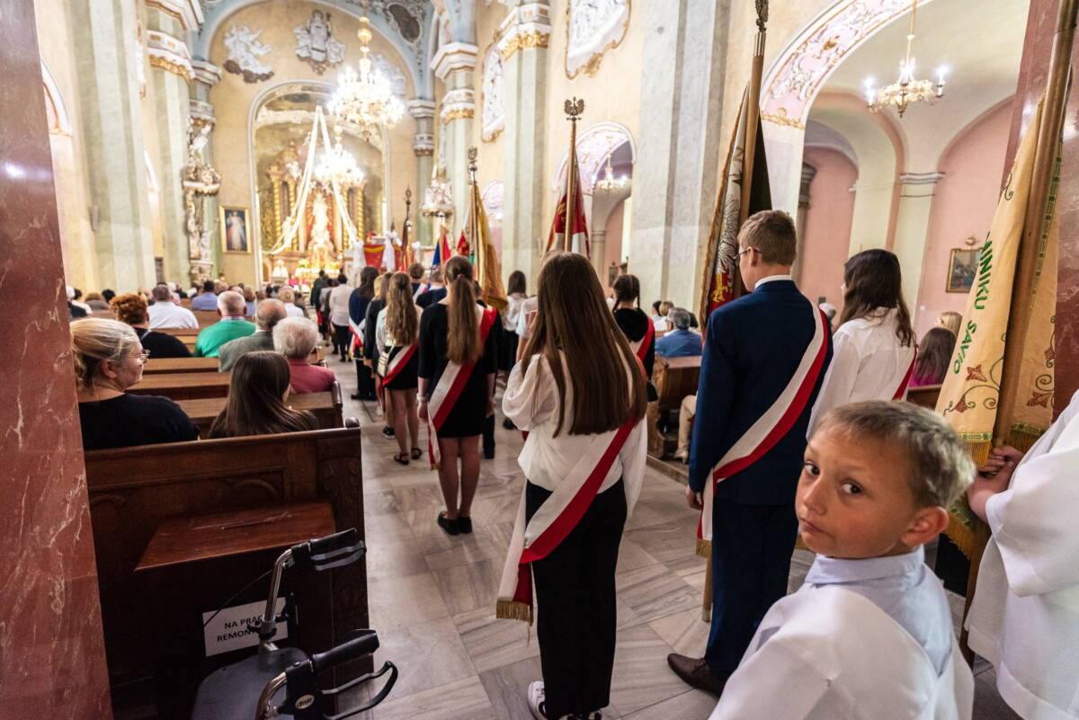 Poświęcenie pomnika św. Jana Nepomucena w Krobi