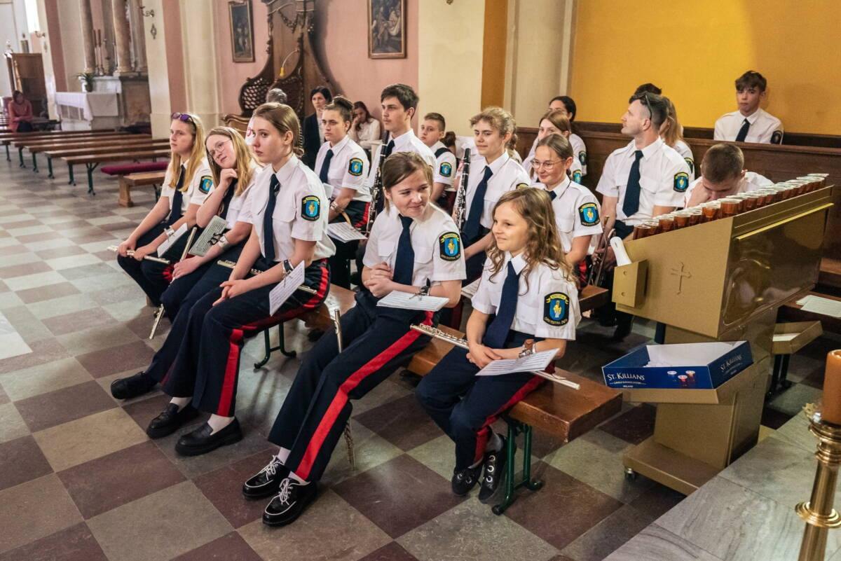 Poświęcenie pomnika św. Jana Nepomucena w Krobi