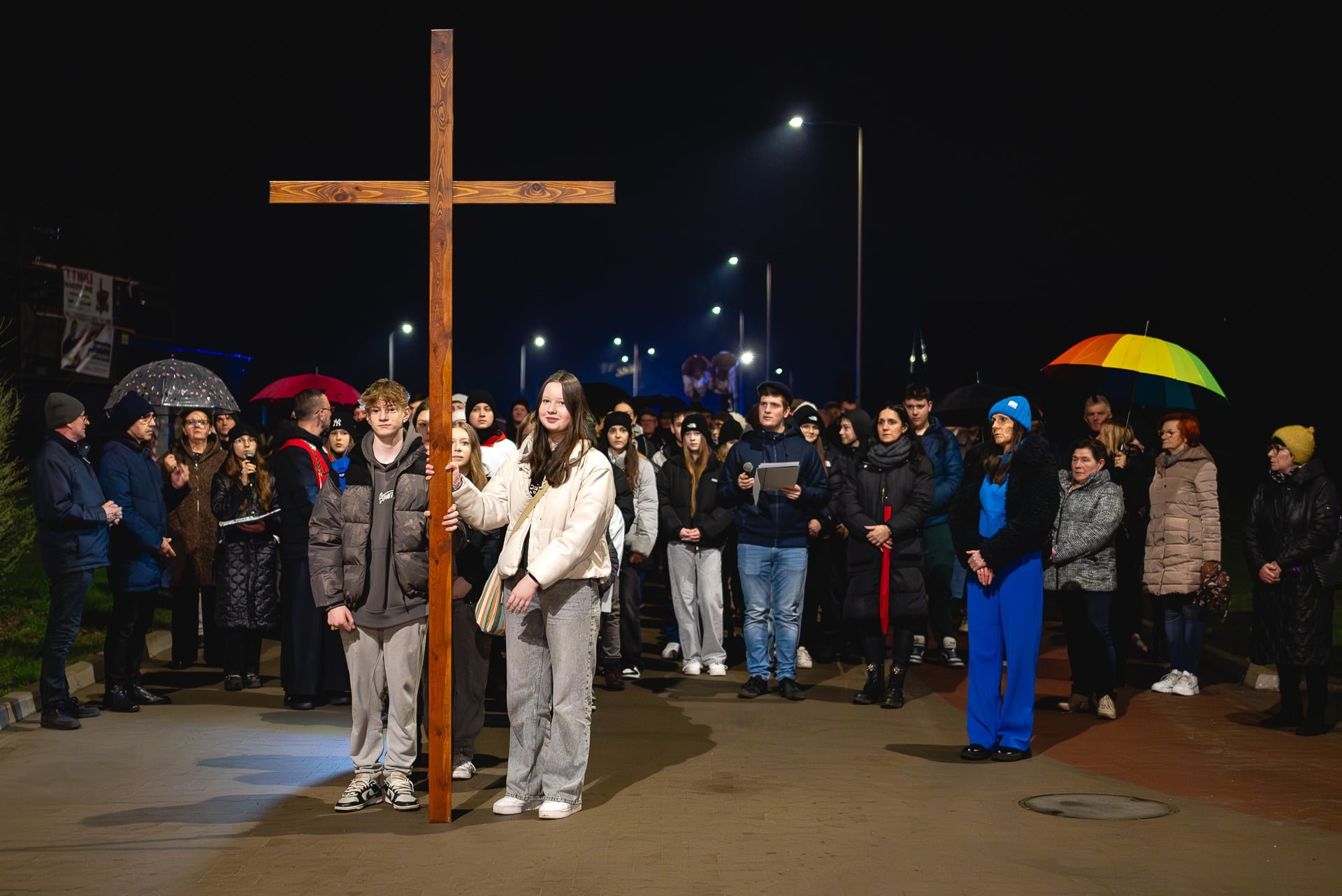 Droga krzyżowa ulicami Krobi 2024